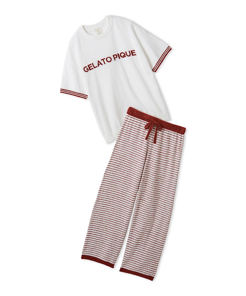 スムーズィーロゴジャガードプルオーバー&ロングパンツセット