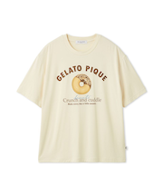 【HOMME】ドーナツワンポイントプリントTシャツ