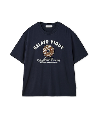 【HOMME】ドーナツワンポイントプリントTシャツ