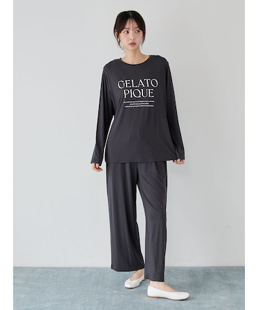 レーヨンロゴロングパンツ