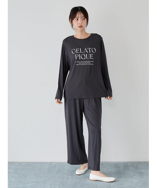 レーヨンロゴロングパンツ