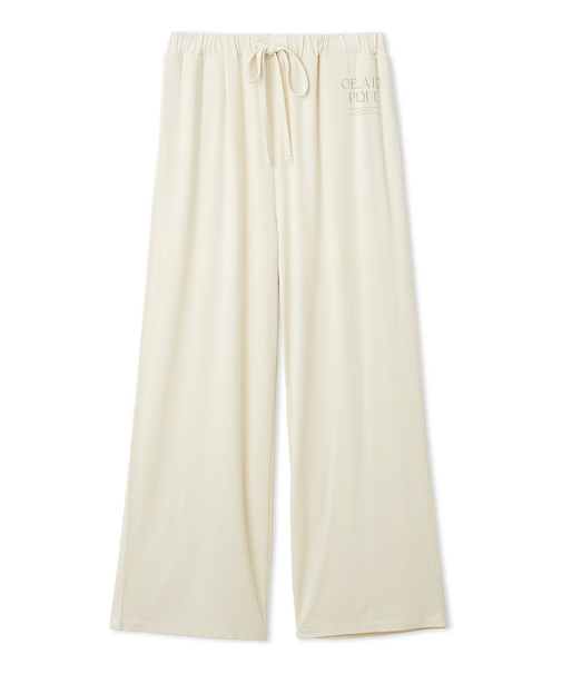 レーヨンロゴロングパンツ