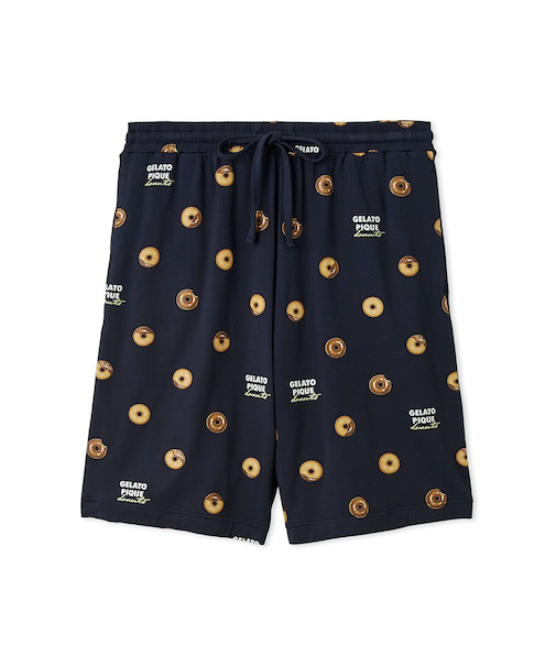 【HOMME】ドーナツ総柄ハーフパンツ