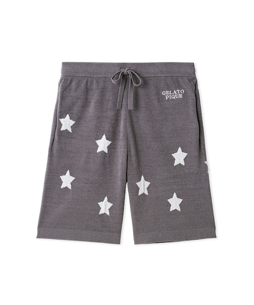 【ONLINE限定カラーあり】【HOMME】スタージャガードハーフパンツ