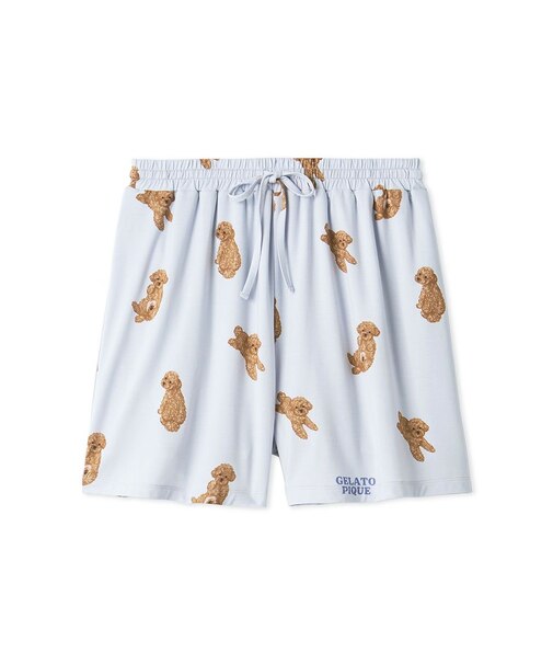 ドッグ柄ショートパンツ
