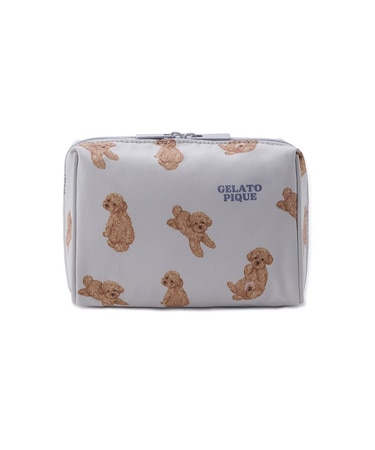 ドッグ総柄ポーチ