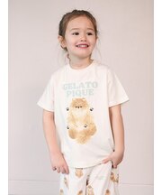 【KIDS】ドッグワンポイントTシャツ