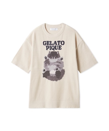 【ONLINE限定カラーあり】【HOMME】ドッグジャガードプルオーバー