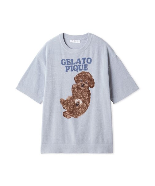 【ONLINE限定カラーあり】【HOMME】ドッグジャガードプルオーバー