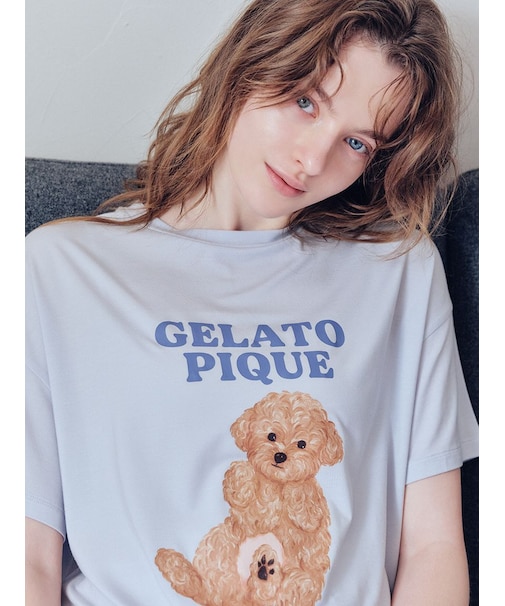 ドッグワンポイントTシャツ