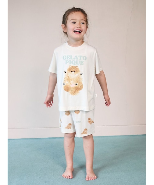 【KIDS】ドッグ柄ショートパンツ