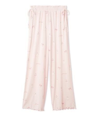 ラビット柄ロングパンツ