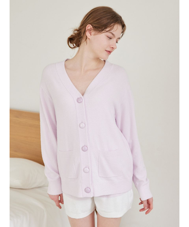 ウォッシャブルスムーズィーカーディガン