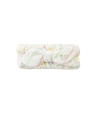 ウォッシャブルスムーズィーボーダーヘアバンド