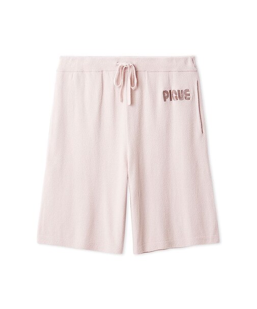 【HOMME】スムーズィーliteラインロゴハーフパンツ