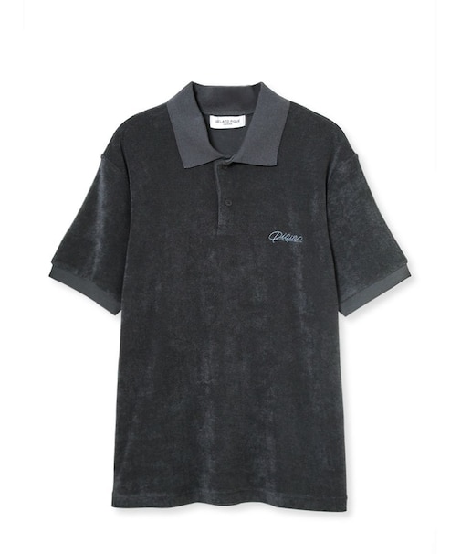 【HOMME】パイルワンポイントロゴポロシャツ