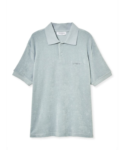 【HOMME】パイルワンポイントロゴポロシャツ