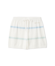 ウォッシャブルスムーズィーボーダーショートパンツ