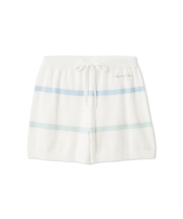 ウォッシャブルスムーズィーボーダーショートパンツ