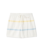 ウォッシャブルスムーズィーボーダーショートパンツ