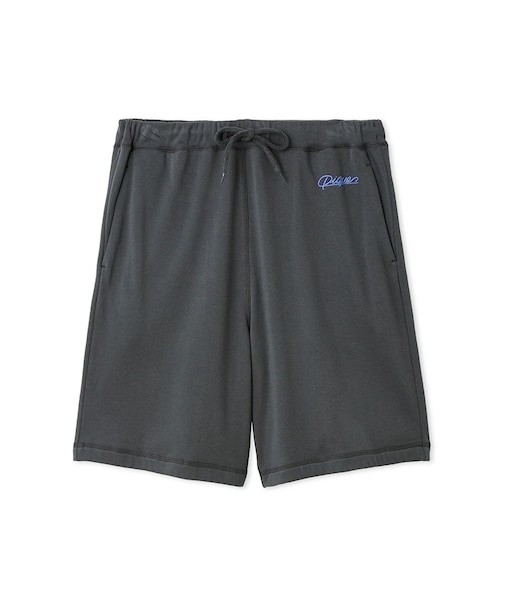 【HOMME】裏パイルワンポイントロゴハーフパンツ