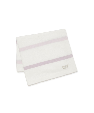 ウォッシャブルスムーズィーボーダーブランケット