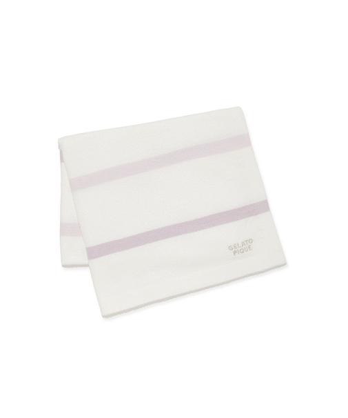 ウォッシャブルスムーズィーボーダーブランケット