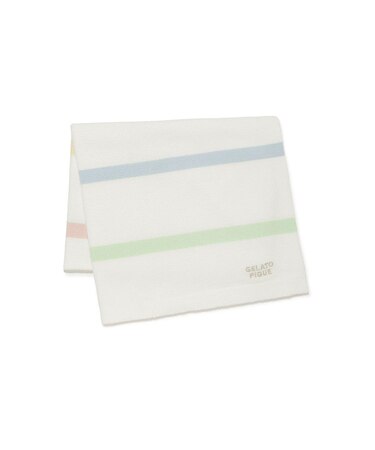 ウォッシャブルスムーズィーボーダーブランケット