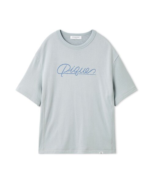 【新品】ジェラピケ ミャクミャクワンポイントTシャツ(チャコールグレー) ジェラート ピケがミャクミャクとコラボ パステルカラーのルームウェア