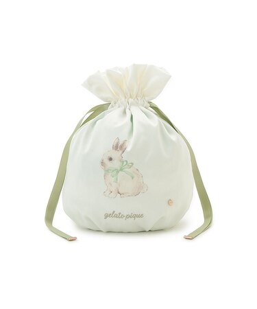 ラビット柄巾着