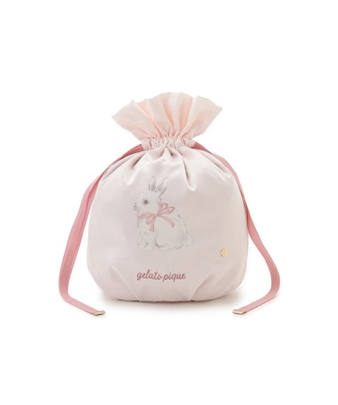 ラビット柄巾着