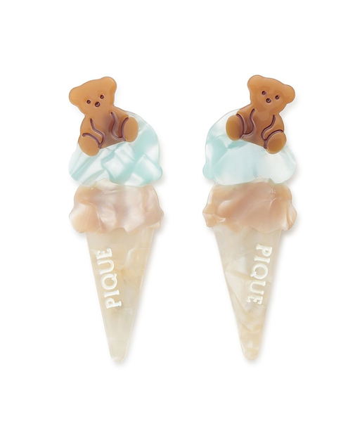 アイスモチーフミニヘアクリップセット