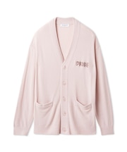 【HOMME】スムーズィーliteラインロゴカーディガン