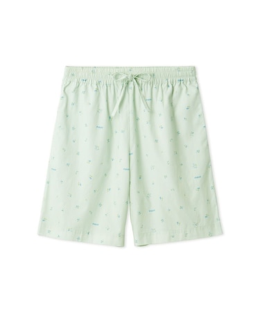 【HOMME】リトルフラワー柄プリントハーフパンツ