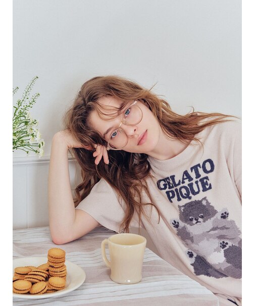 【ONLINE限定】ドッグジャガードプルオーバー&ショートパンツセット