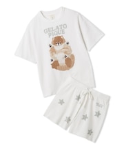 【ONLINE限定】ドッグジャガードプルオーバー&ショートパンツセット