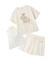 【ラッピング済み】ラビットジャガードプルオーバー&ショートパンツSET