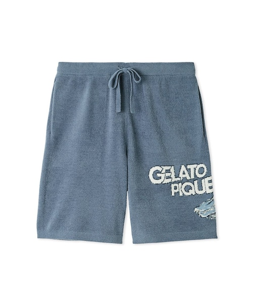 【HOMME】エアリーモコスタービークルジャガードハーフパンツ