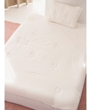 【Sleep】ハートロゴ 敷きパッド（ダブル）