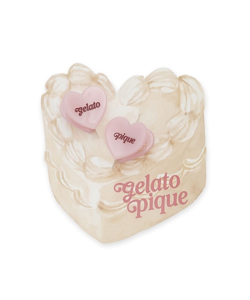 ハートミニヘアクリップ2点セット