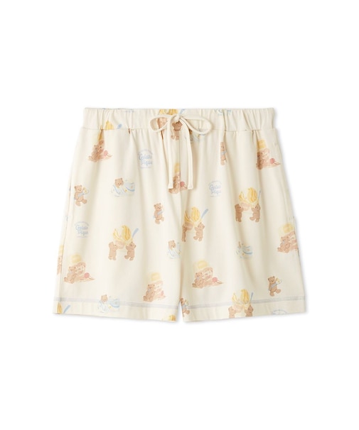 アイスクリームベア柄ショートパンツ