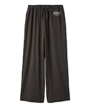 【接触冷感】レーヨンロゴロングパンツ