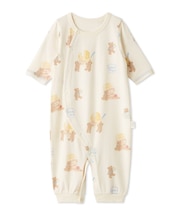 【新生児】アイスクリームベア柄２WAYオール