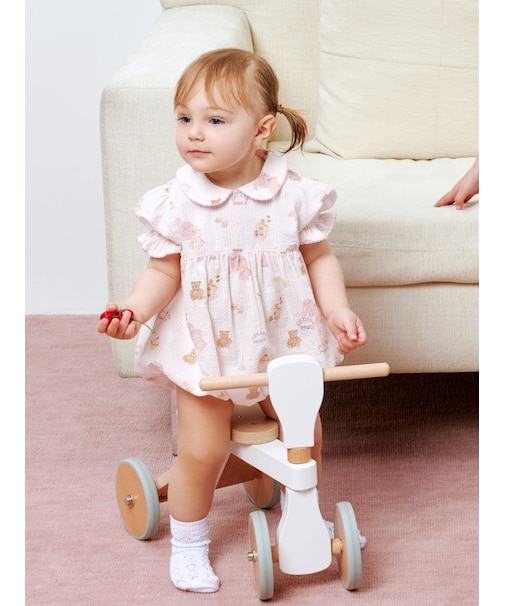 【BABY】パジャマパーティー柄シャーリングシャツ