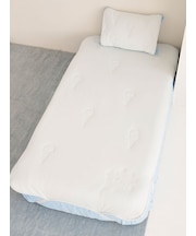 【Sleep】【接触冷感】アイスロゴキルト敷きパッド（シングル）