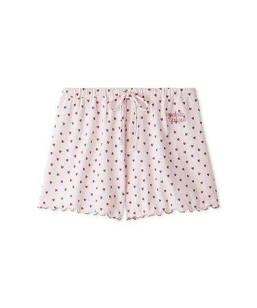 針抜きハート柄ショートパンツ
