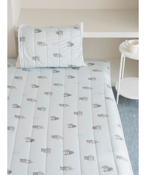 Sleep】【UNISEX】エアリーモコプレイフルDOGジャガードマルチカバー