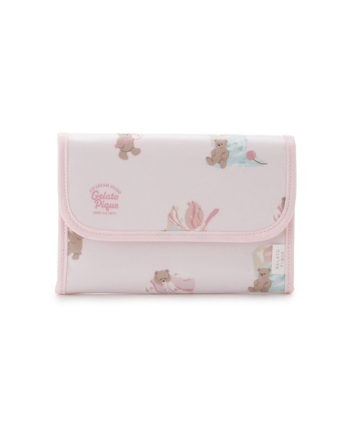 アイスクリームベア柄母子手帳ケースS