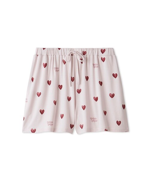 【接触冷感】ハート柄ショートパンツ