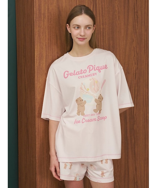 アイスクリームベアワンポイントTシャツ